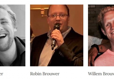 De ondernemers: Jeroen, Robin en Willem Brouwer