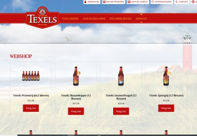 De Texelse Bierbrouwerij heeft nu een webshop