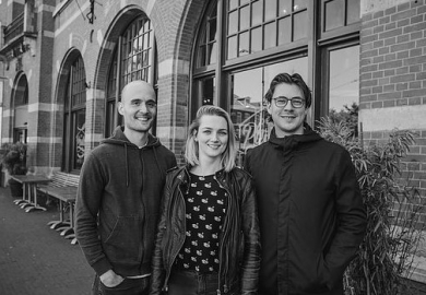 Bas, Lara en Patrick Bas, Lara en Patrick, eigenaren Van Kinsbergen