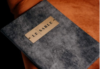 restaurant le sable menukaart