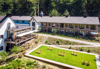 drone beeld boutique hotel beekhuizen