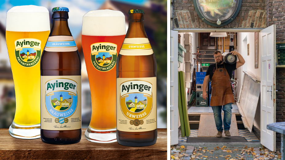 Ayinger weissen en Wim Eussen Entree