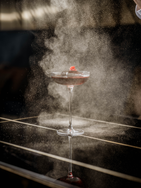 Cocktail-hoog-glas-rook Normaal