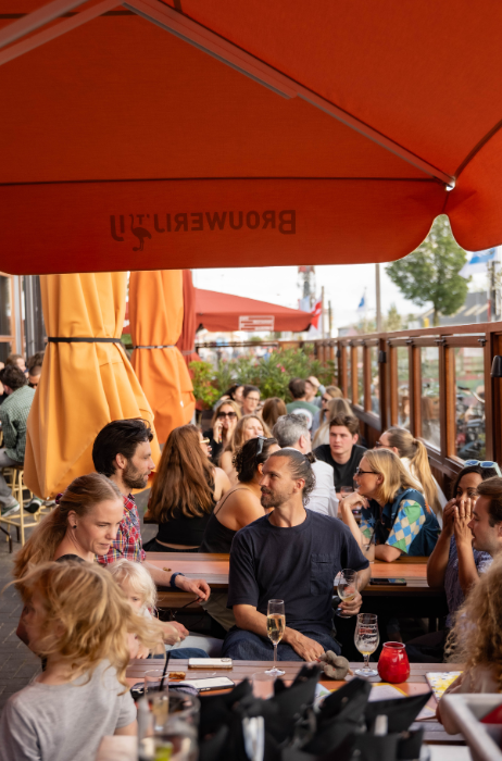 De Baanderij Amsterdam terras