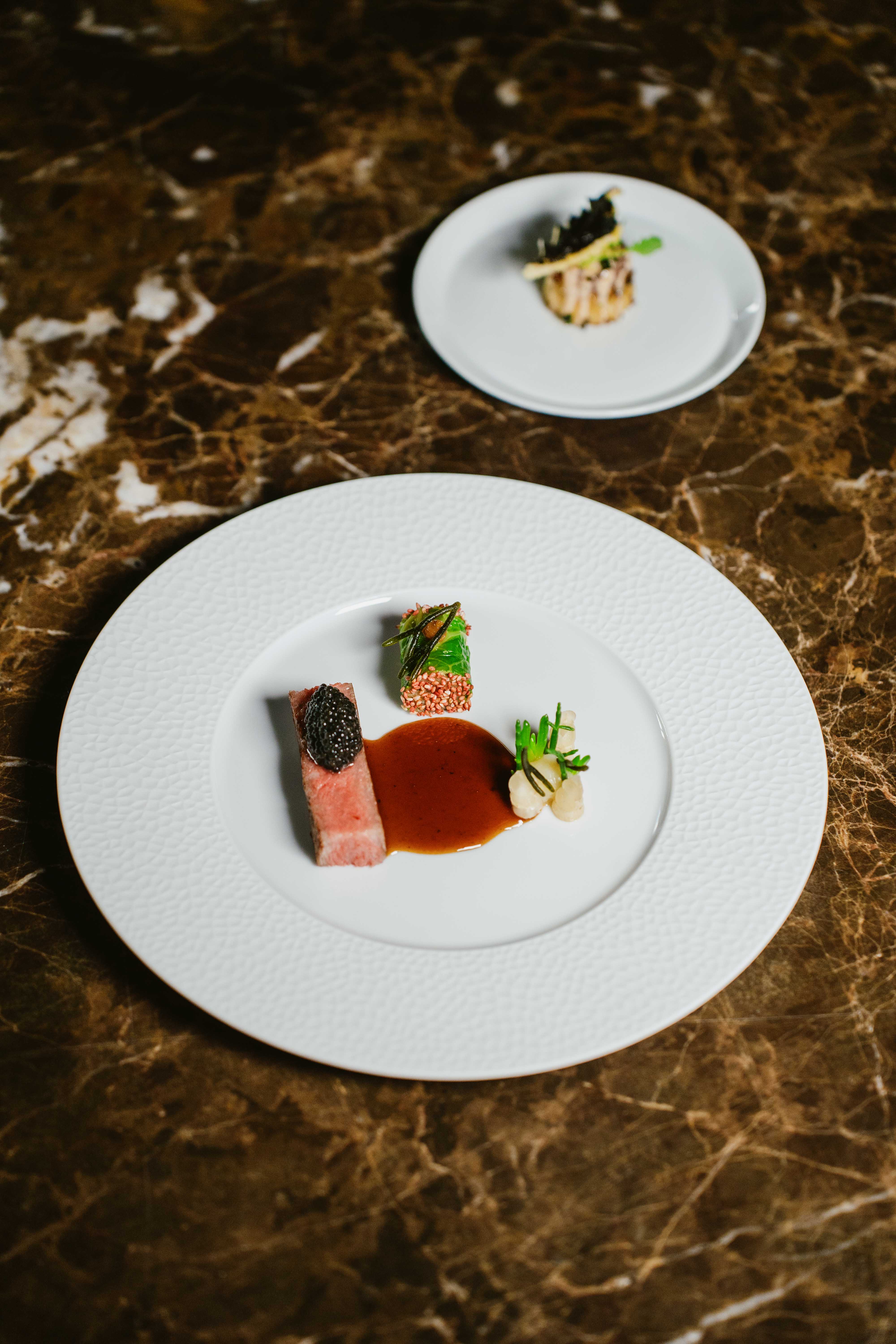 Fitzgerald 3 wagyu met kaviaar