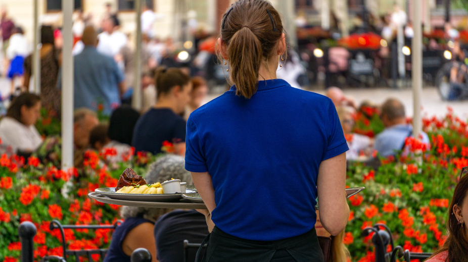 Flexibel personeel terras