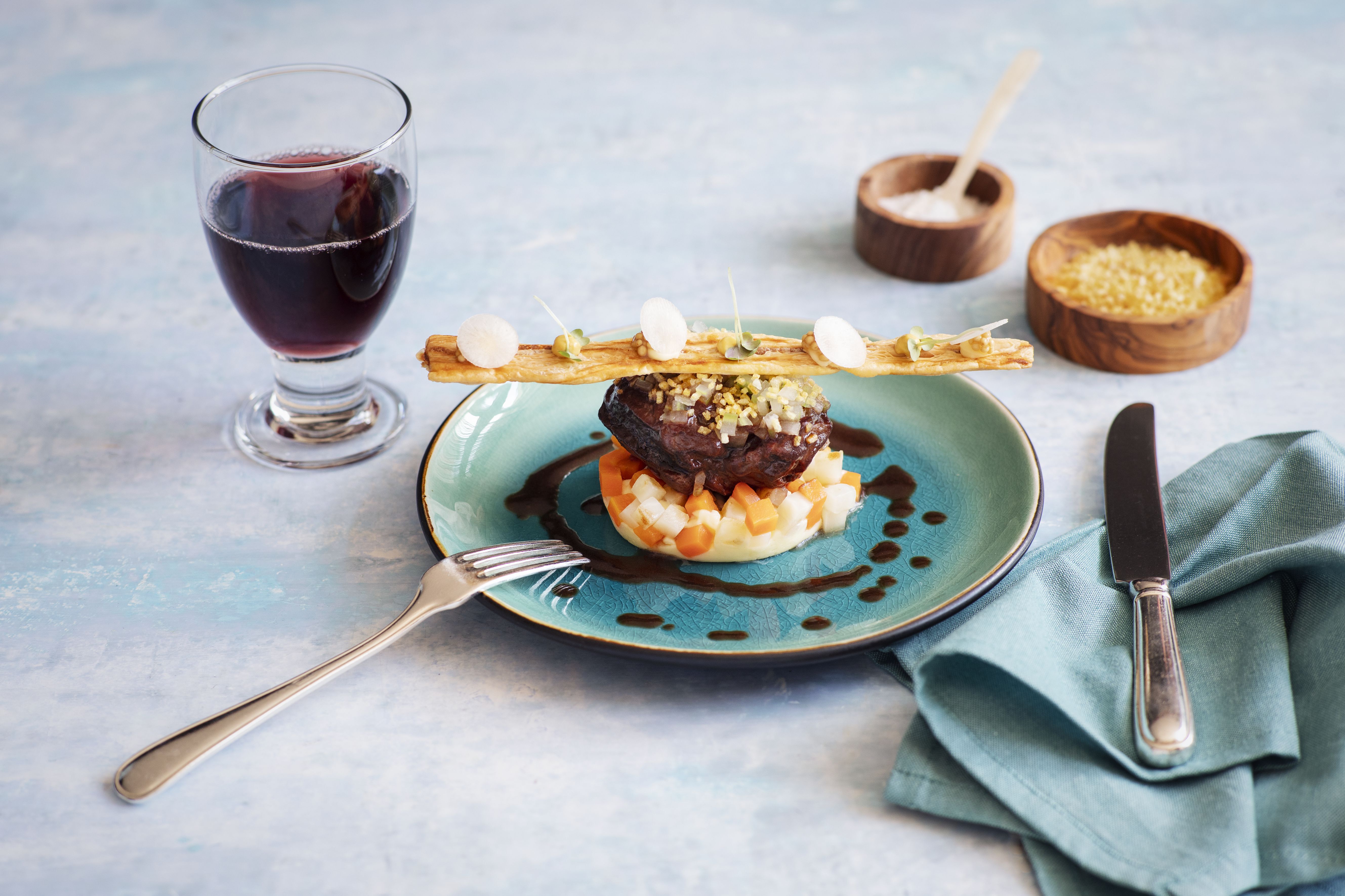 Gegaarde Ierse runderwang