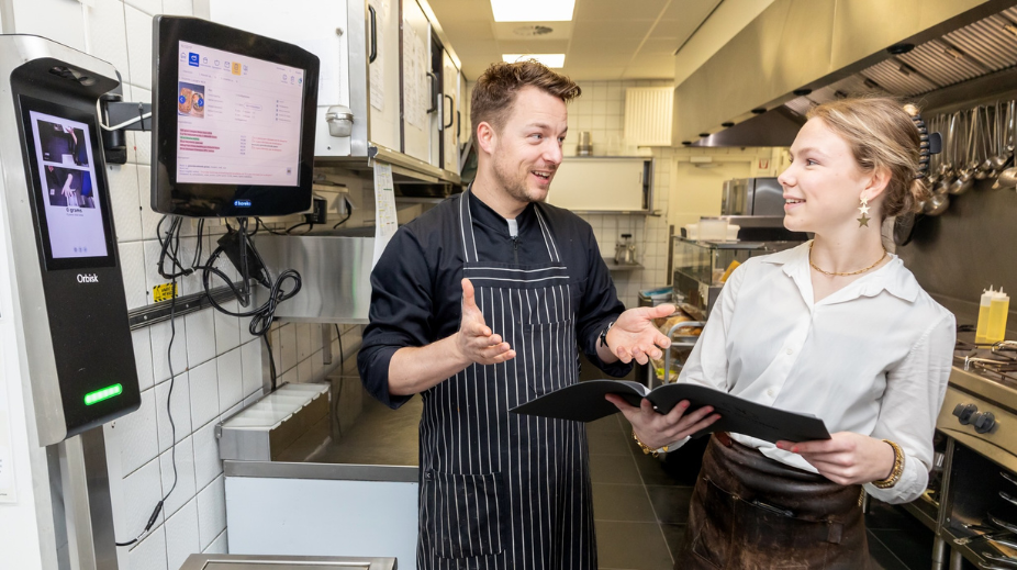 Personeel met software