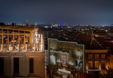 Uitzicht Rooftop Merckt