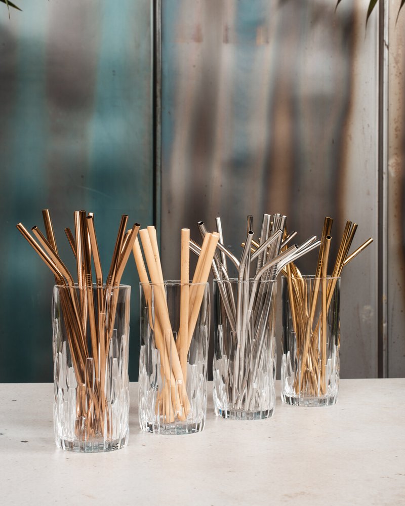 blue marché verschillende rietjes