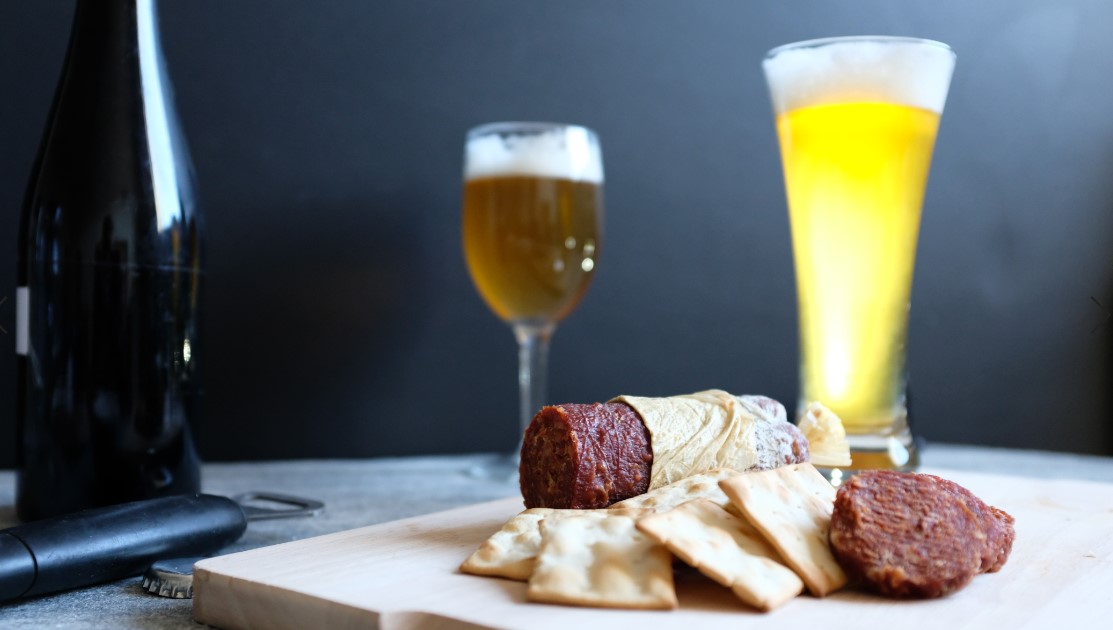 foodpairing bier en bresaola