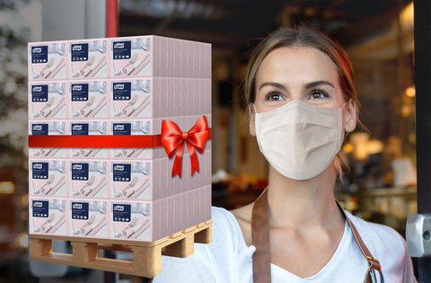 handzeep tork servetten actie