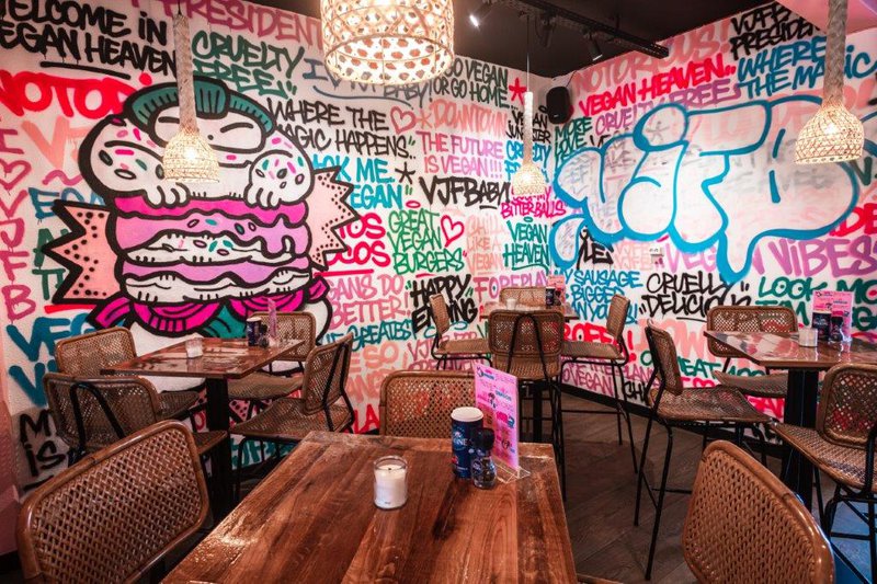 vegan junk foodbar groeien