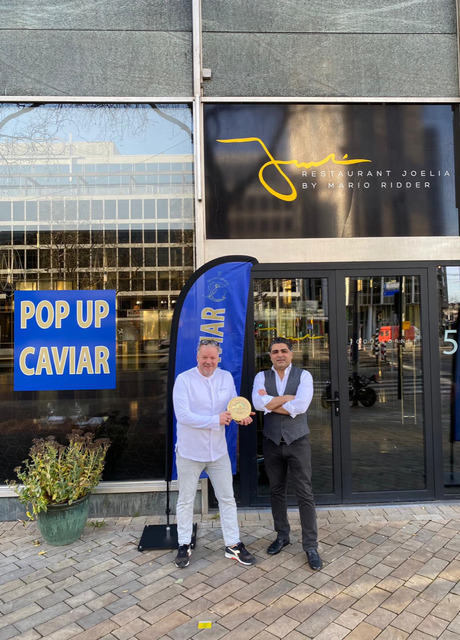 kaviaar pop-up store restaurant mario ridder