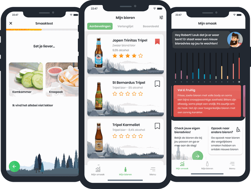persoonlijk bieradvies app telefoon scover