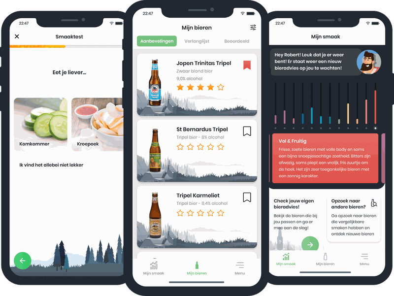persoonlijk bieradvies app telefoon scover