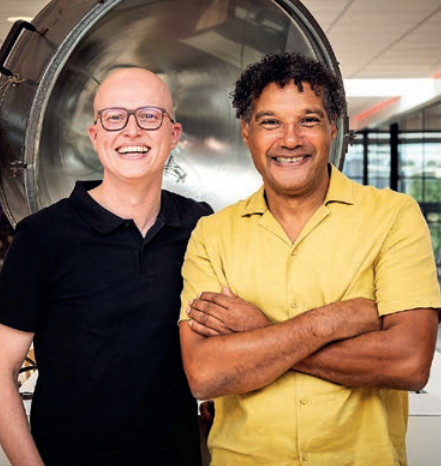 Sam Anders en Robert Burgstad