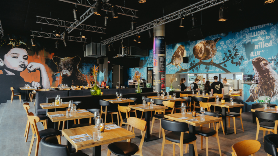 Restaurant BAUT Backstage boven de Ziggo Dome in Amsterdam