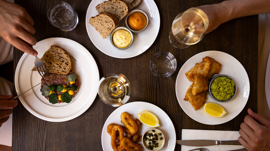 Gerechten bij Koepelcafé