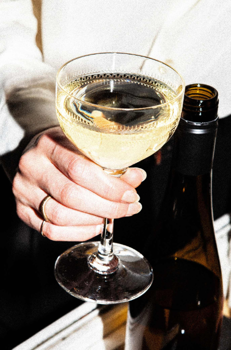 Kolonne Null Riesling glas