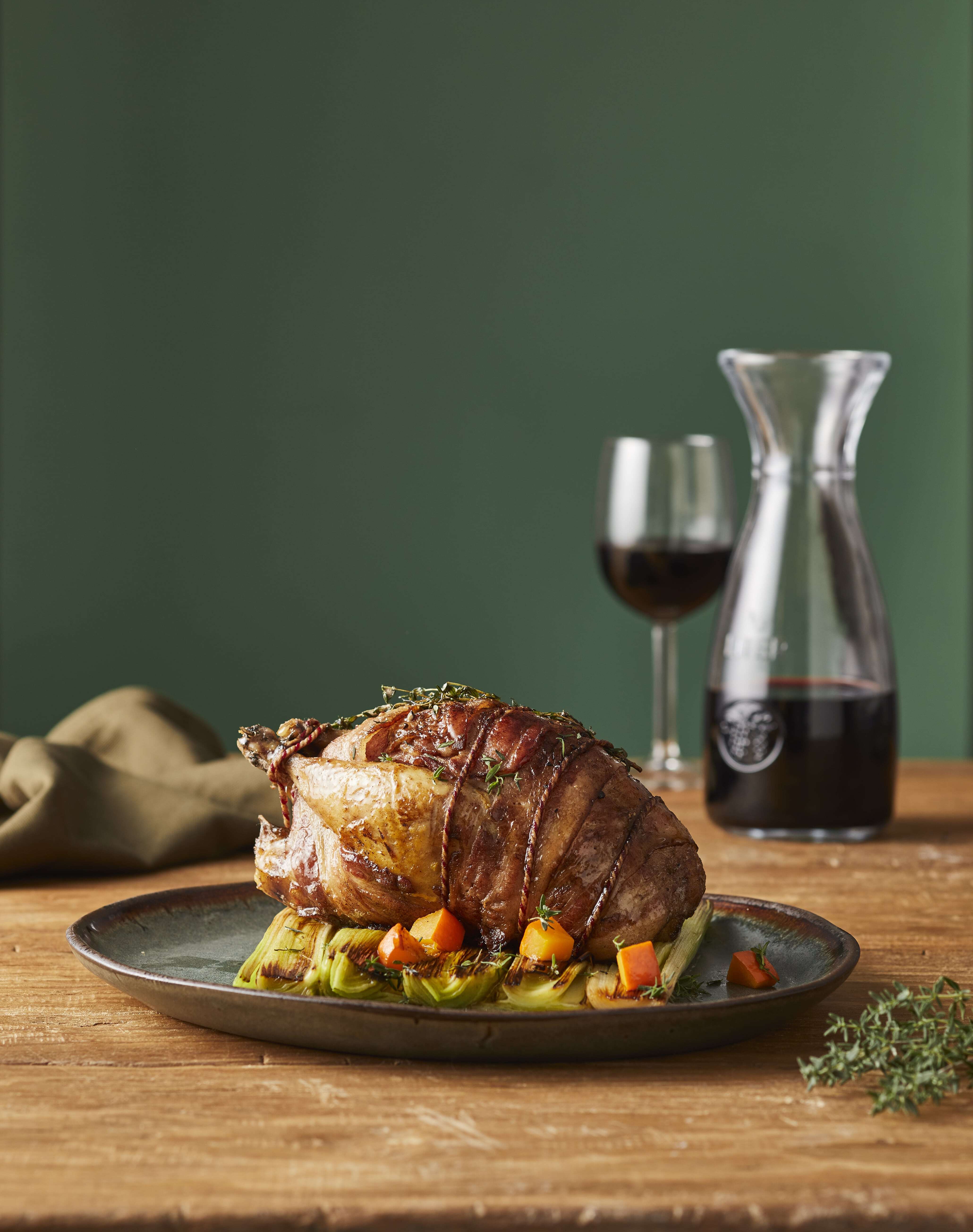 Makro herfst kerst fazant