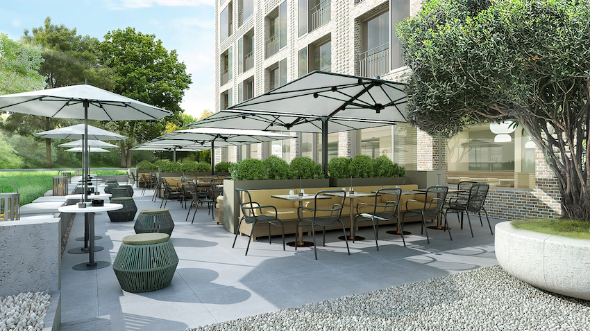 Preview - Pillows Grand Boutique hotel Maurits at the Park Amsterdam - Terras