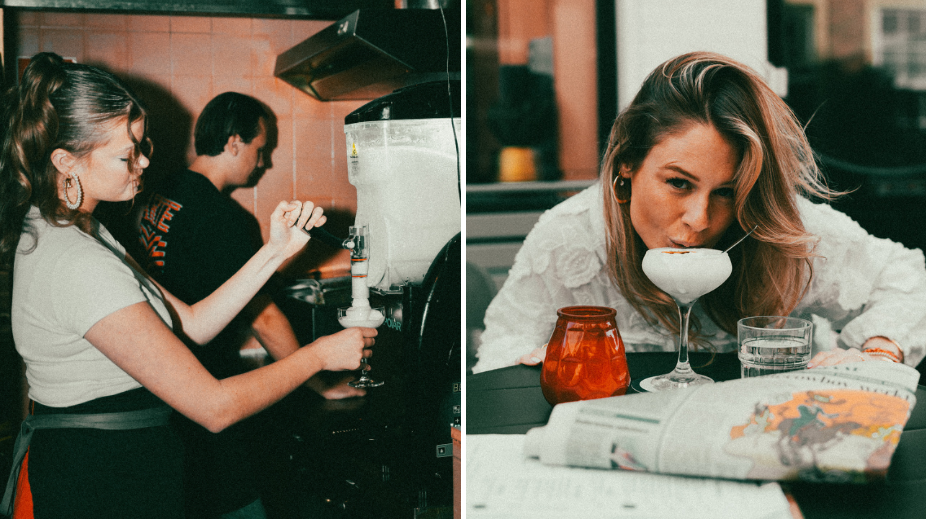 Sgroppino bij Café Frank