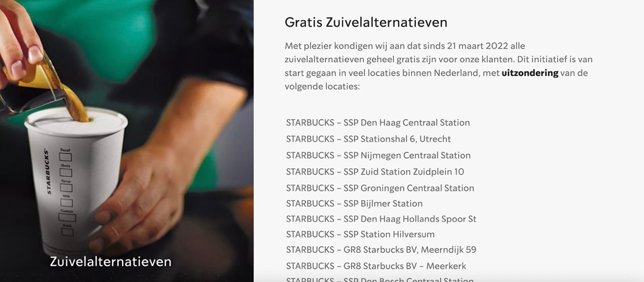 Starbucks_plantaardige melk