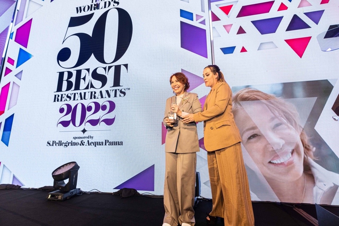 The Worlds Best Female Chef 2022-Leonor Espinosa, sponsored by Nude Glass