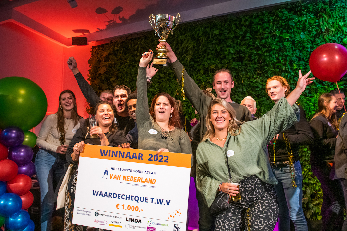 Winnaar het Leukste Horecateam van Nederland - Verkiezing foto 2022