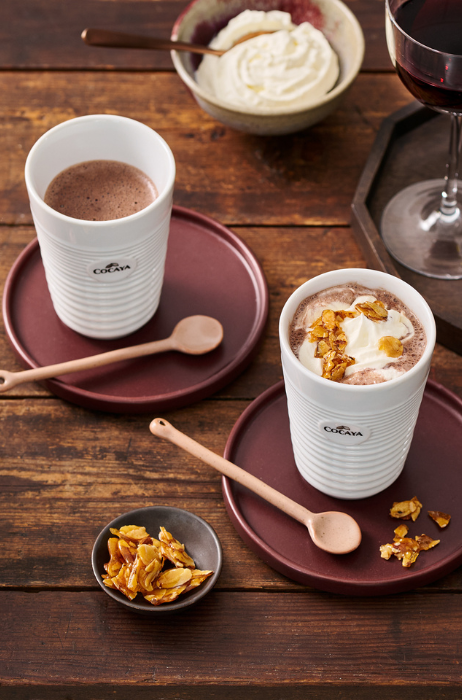 Cocaya met rode wijn