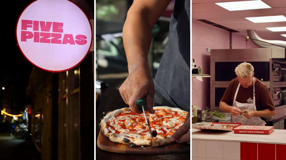 Five Pizzas in Amsterdam