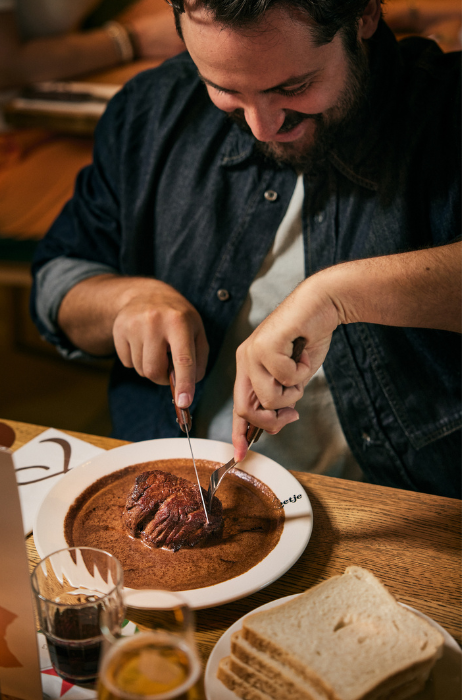 Diner bij Loetje in Oegstgeest