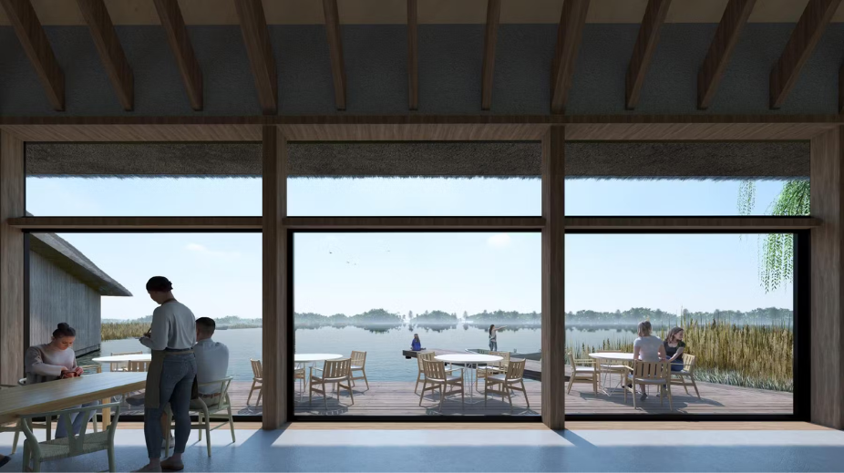 Uitzicht Loetje in Oegstgeest