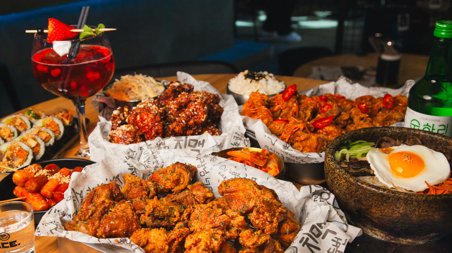 Sojubar fried chicken - eten