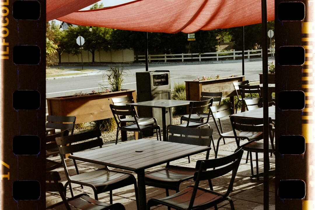 Terrasindeling van een horecazaak